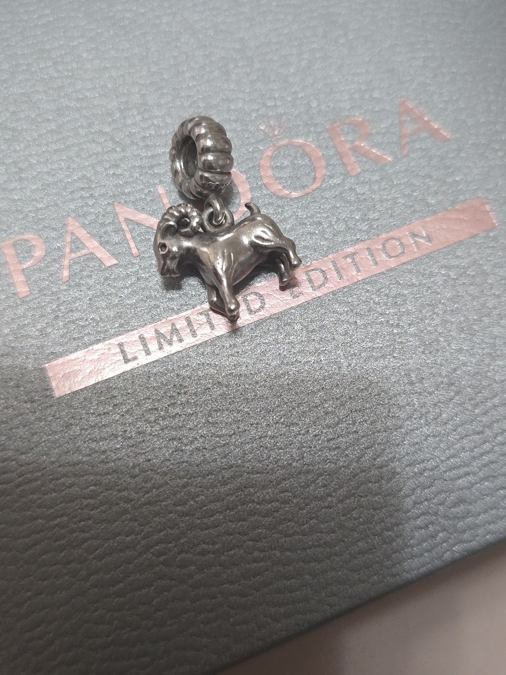 Rare Authentic Pandora Ram Charm - Picture 2 of 2
